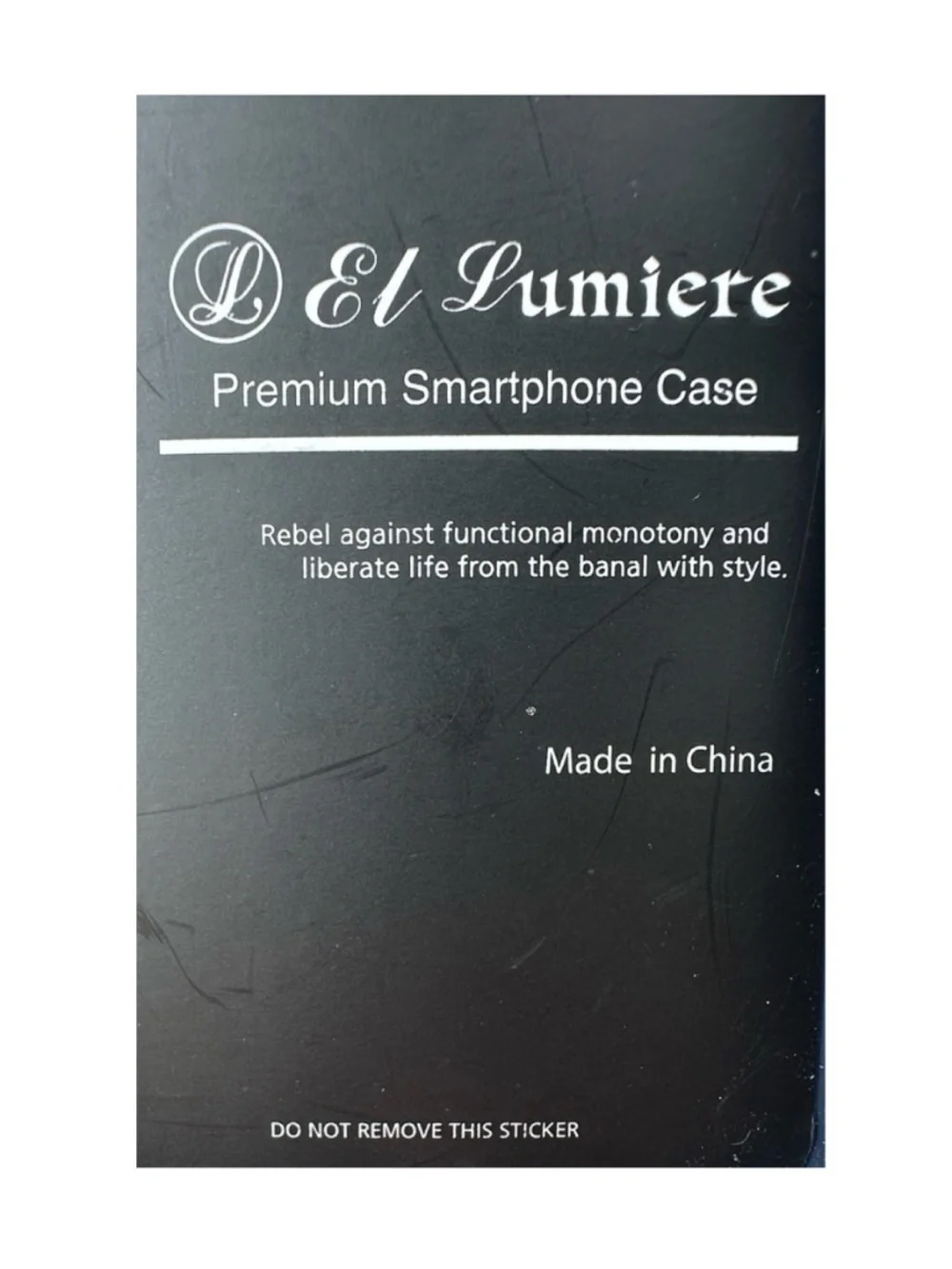 EL LUMIERE Premium Smartphone Case 2 5/8”x5 3/8” Red Foldable Card Holder Wallet